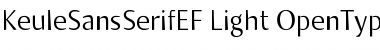 Download KeuleSansSerifEF Font Download KeuleSansSerifEF Font