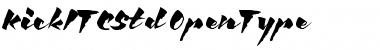Kick ITC Std Regular Font