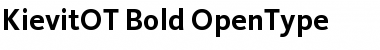 KievitOT-Bold Regular Font
