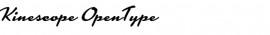 Kinescope Regular Font