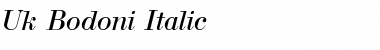 Download Uk_Bodoni Font