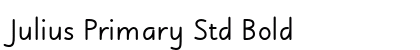 Julius Primary Std Bold preview