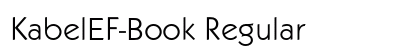 KabelEF-Book Regular preview