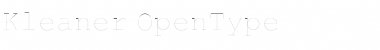 Kleaner Regular Font