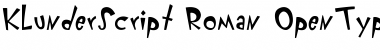 Download KlunderScript Font
