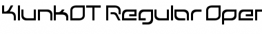 Download Klunk OT Font