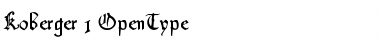 Download Koberger Font