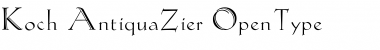 Download Koch-Antiqua Zier Font