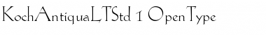 Download Koch Antiqua LT Std Font