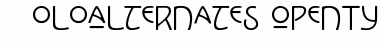 KoloAlternates Regular Font