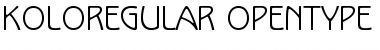 Download KoloRegular Font Download KoloRegular Font