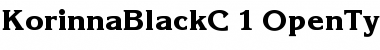 Download KorinnaBlackC Font