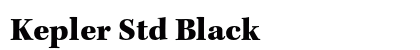 Kepler Std Black Preview