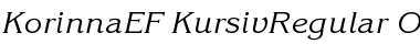 Download KorinnaEF-KursivRegular Font Download KorinnaEF-KursivRegular Font