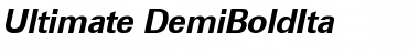 Download Ultimate-DemiBoldIta Font