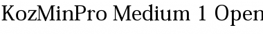 Kepler Std Semicondensed Italic Subhead Preview