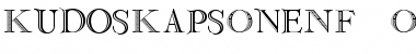 Download Kudos Kaps One NF Font Download Kudos Kaps One NF Font