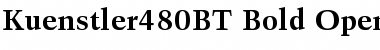Kuenstler 480 Bold Font