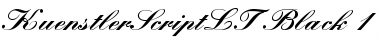Download Kuenstler Script LT Font Download Kuenstler Script LT Font