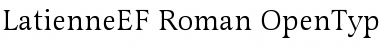 LatienneEF-Roman Regular Font