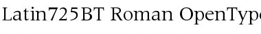 Download Latin 725 Font