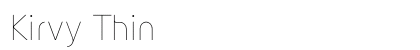 Kirvy Thin Preview