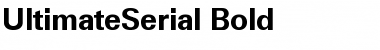 Download UltimateSerial Font