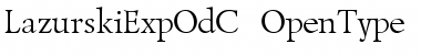 Download LazurskiExpOdC Font