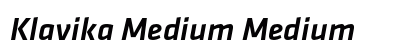 Klavika Medium Medium Preview
