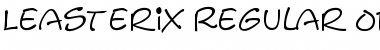 Leasterix-Regular Regular Font