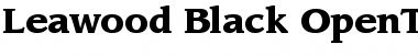 ITC Leawood Black Font