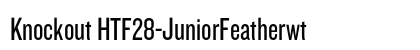 Knockout HTF28-JuniorFeatherwt Font