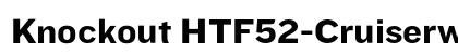 Knockout HTF52-Cruiserweight Font
