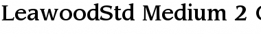 ITC Leawood Std Medium Font