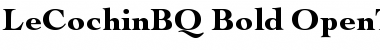 Le Cochin BQ Regular Font