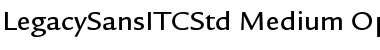 Legacy Sans ITC Std Medium Font