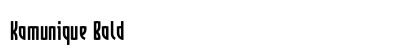 Komunique Bold preview