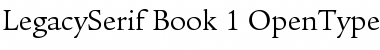 Download ITC Legacy Serif Font