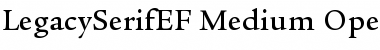 LegacySerifEF Medium Font