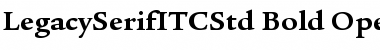 Download Legacy Serif ITC Std Font