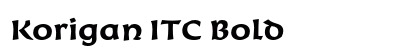 Korigan ITC Bold preview