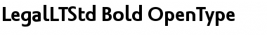 Legal LT Std Font