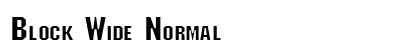 Block Wide Normal Preview
