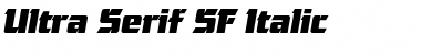 Ultra Serif SF Italic Font