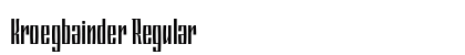 Kroegbainder Regular preview