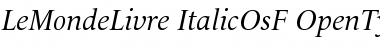 Download LeMonde Livre OsF Font
