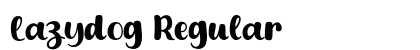 Lazydog Regular preview