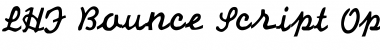 LHF Bounce Script Regular Font