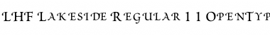 LHF Lakeside Regular 1 Regular Font