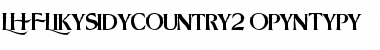 LHF Lakeside Country 2 Regular Font